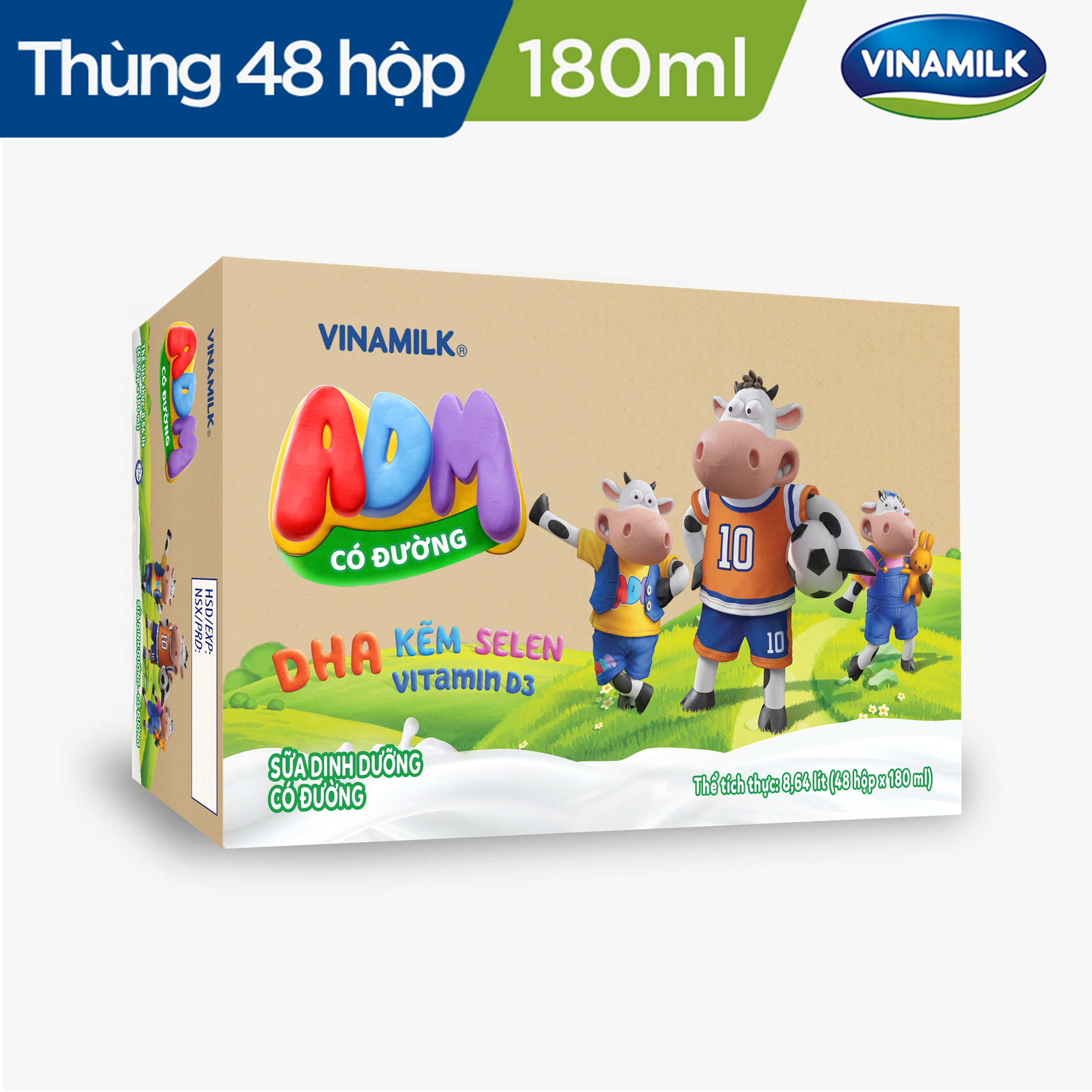 Sữa dinh dưỡng có đường ADM 110ml