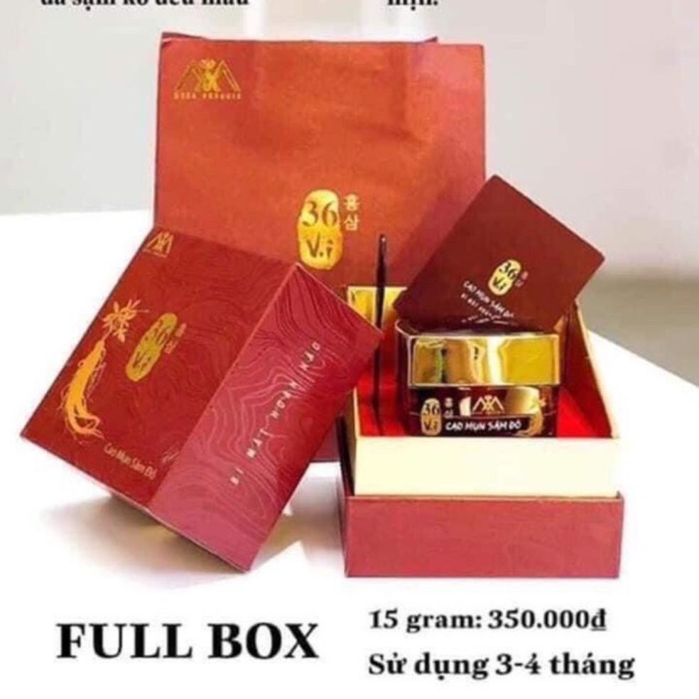 [HCM]Cao mụn sâm đỏ hũ lớn 15g + quà