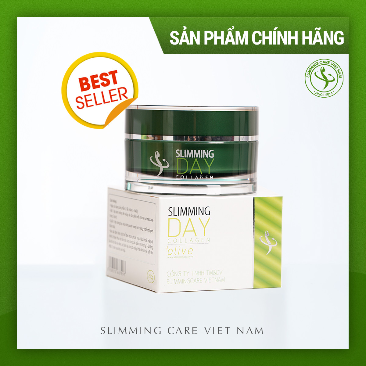 Kem tan mỡ colagen slimming day