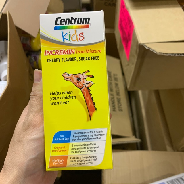 Siro Centrum Kids Incremin Iron Mixture Của Úc 200ml