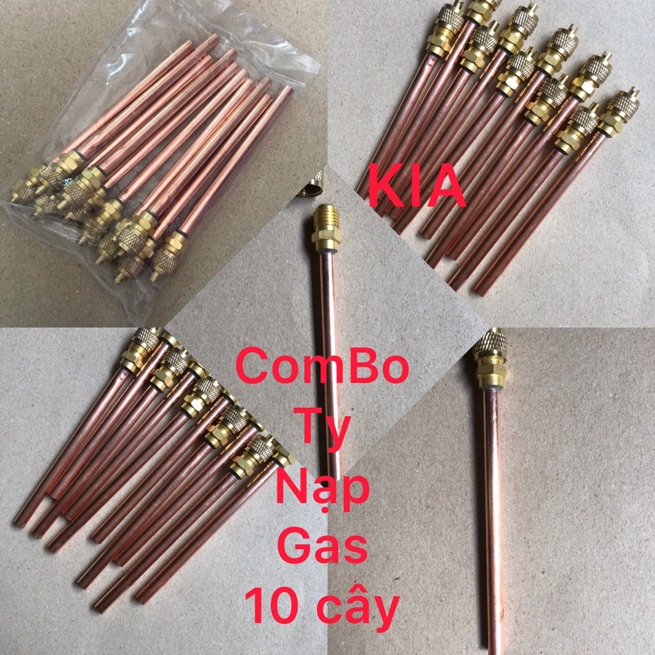 Đầu ty nạp gas 10f com bo 10 cây