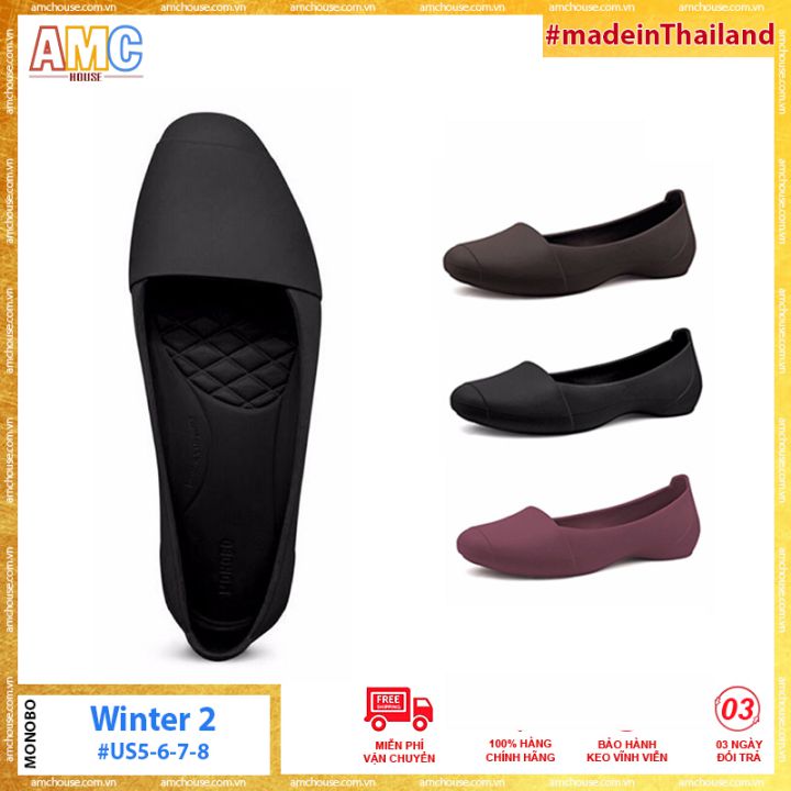 Giày Nhựa Đúc Thái Lan Nữ Siêu Nhẹ Monobo - Winter 2