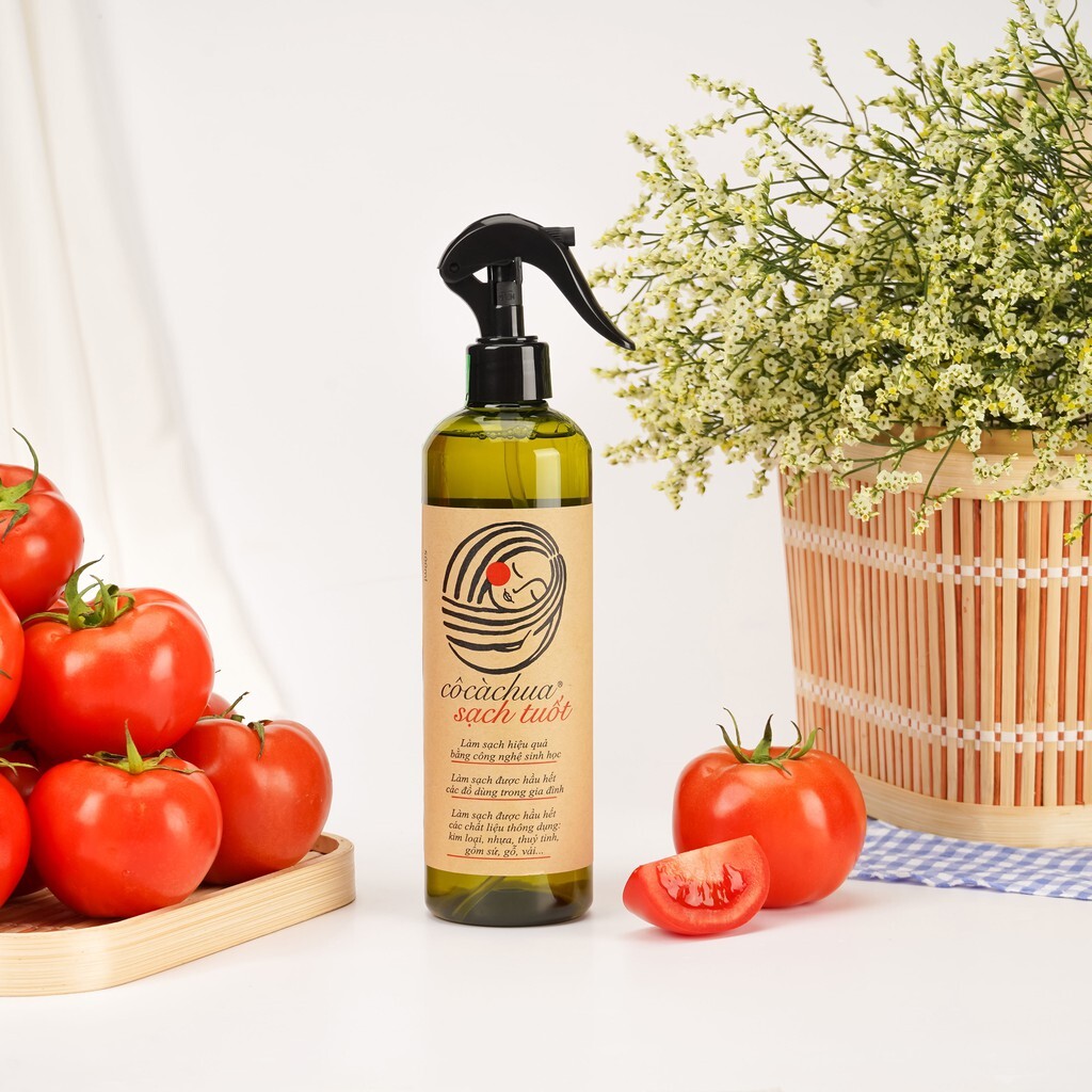 Sạch tuốt - Chất tẩy rửa đa năng lên men từ quả cà chua dạng xịt - 500ml
