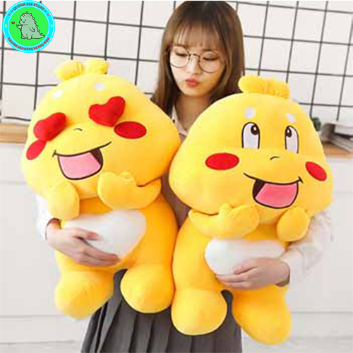 Gấu bông Ong Vàng Qoobee, Thú nhồi bông Khủng Long Ong Vàng Kube Qoobee (60 cm) siêu cute
