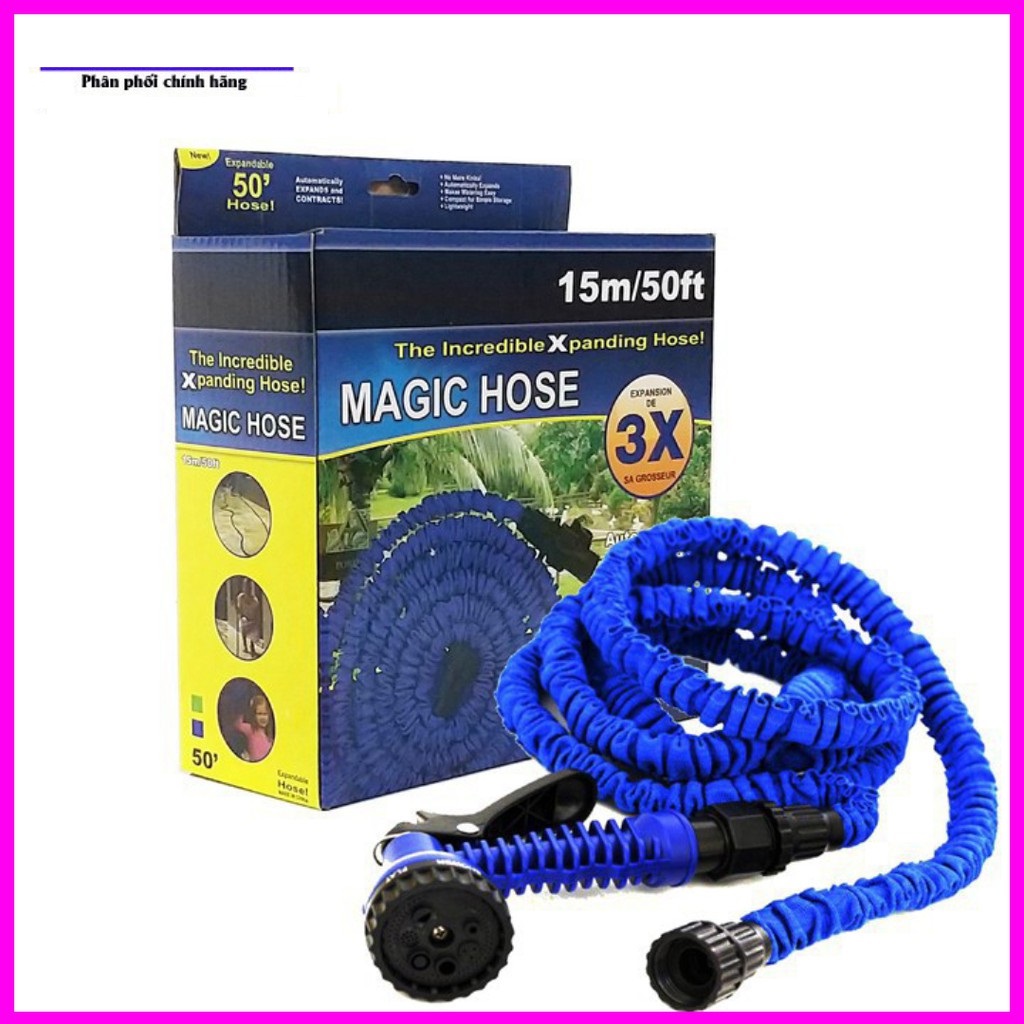 Vòi Xịt Nước Tăng Áp Suất Nước Xả Kho Giá Sốc - Vòi Phun Nước Tưới Cây,Vòi 15m - Uy Tin 1 Đổi 1 Vòi Rưa Xe, Vòi Xịt Giản Nở Thông Minh MaGic Dài 15m