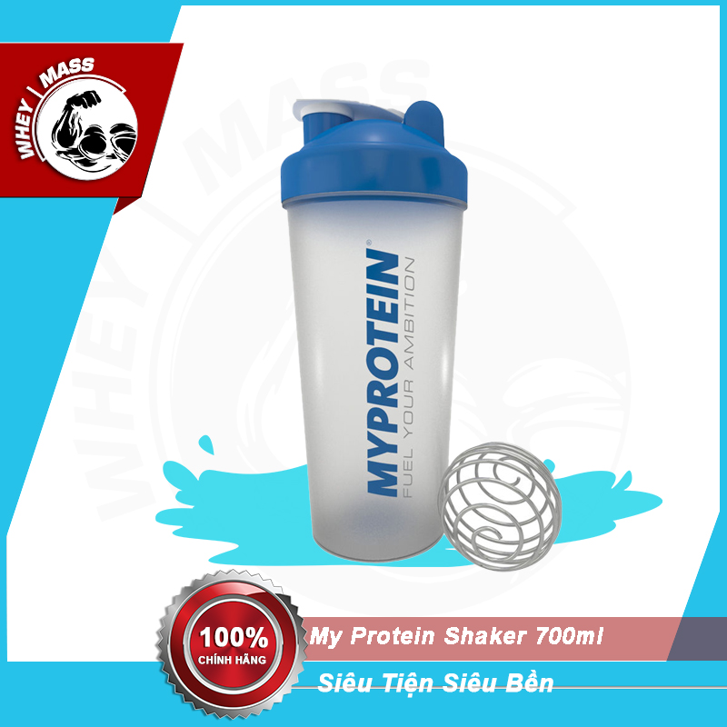 Bình Lắc Shaker Nhựa My Protein 1 Ngăn 700ml Siêu Bền