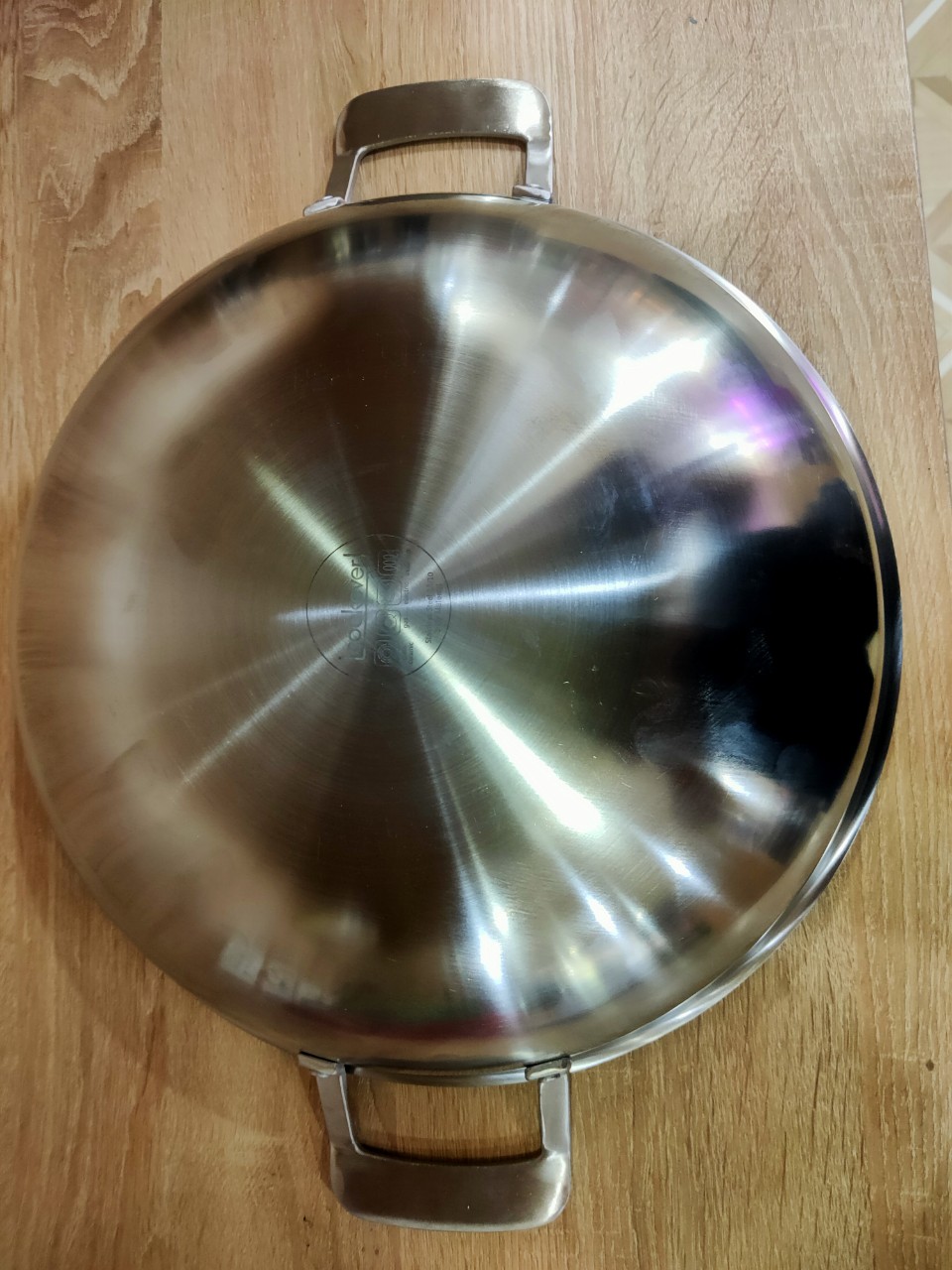 Chảo 2 quai, chống dính 3 lớp, inox 304 liền khối cao cấp xuất khẩu hàn quốc cookever 20cm, 22cm
