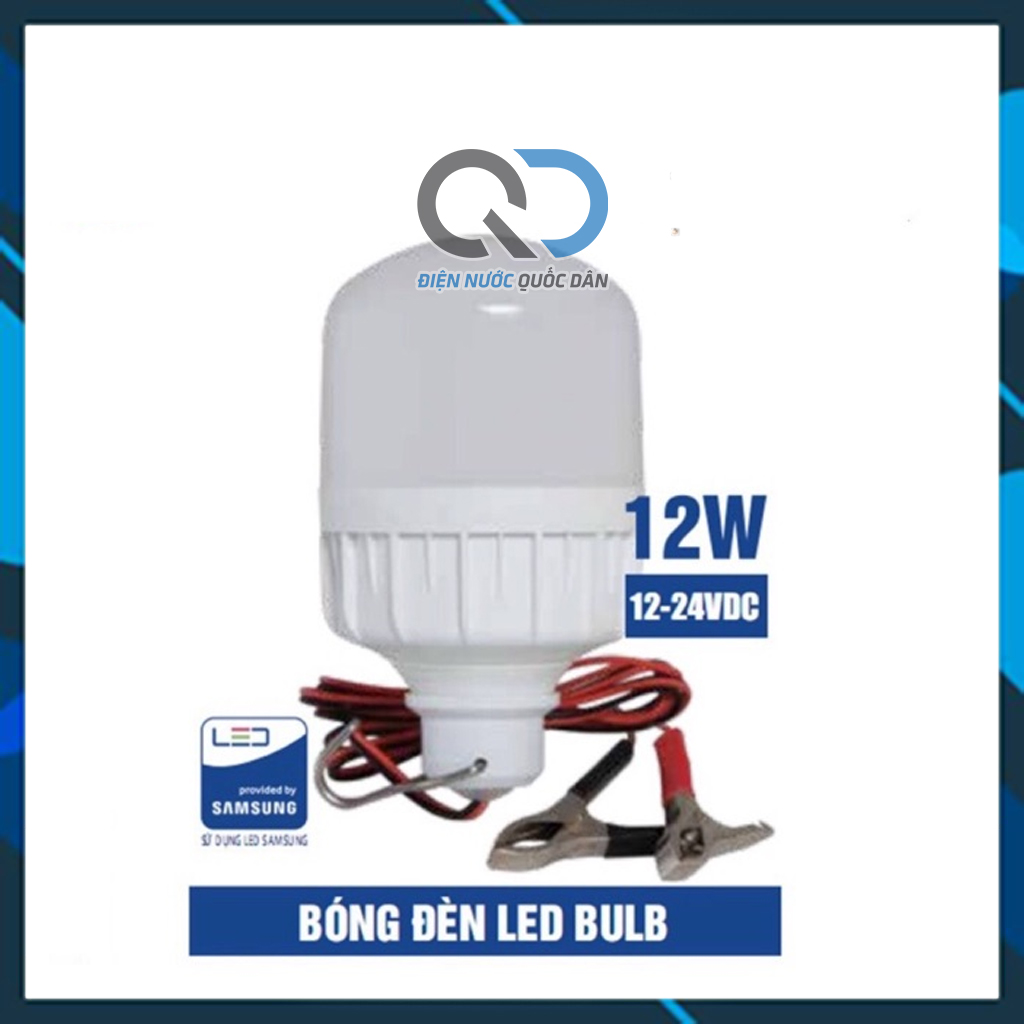 [GIÁ RẺ QUỐC DÂN] Bóng đèn Led kẹp bình ắc quy 12V