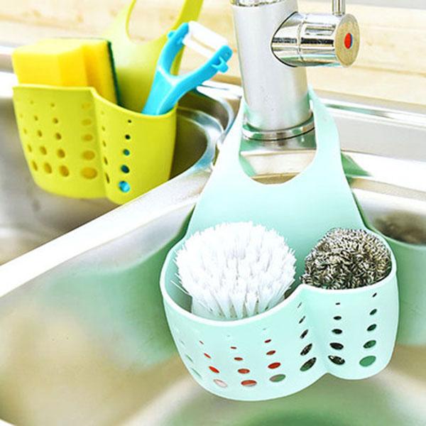 Bộ 2 giỏ đựng đồ treo vòi rửa bát