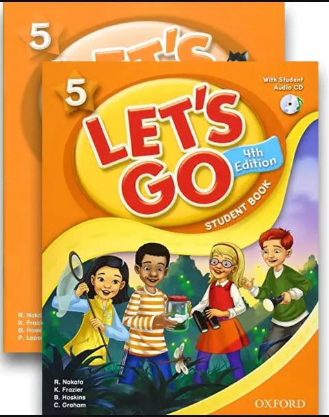 Bộ Let's go 5 bản 4th cho bé ( bộ 2 cuốn SB + WB)