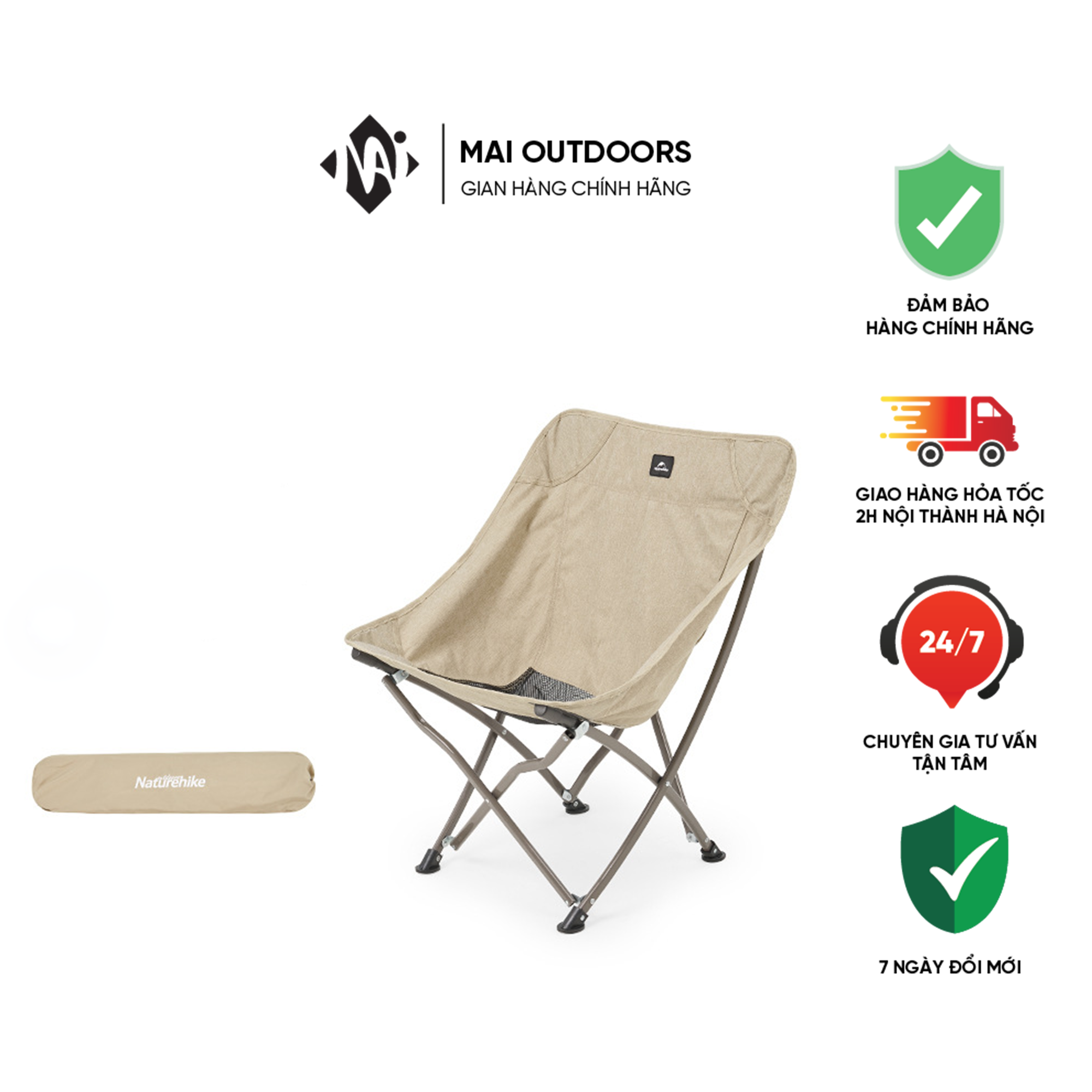 Ghế gấp du lịch naturehike nh18x004-y