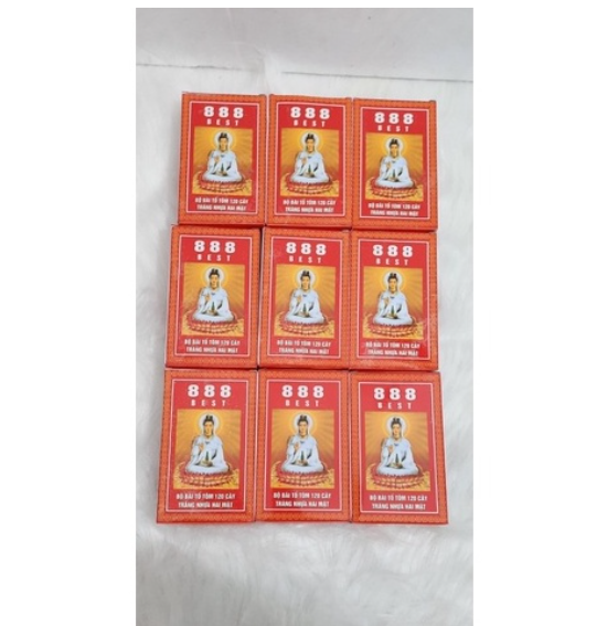 Combo 10 bộ bài tổ tôm 120 cây