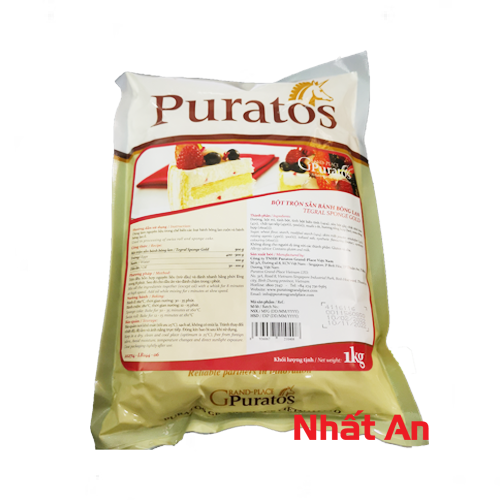 Bột bánh bông lan trộn sẵn Puratos/ Sponge mix Puratos 1kg