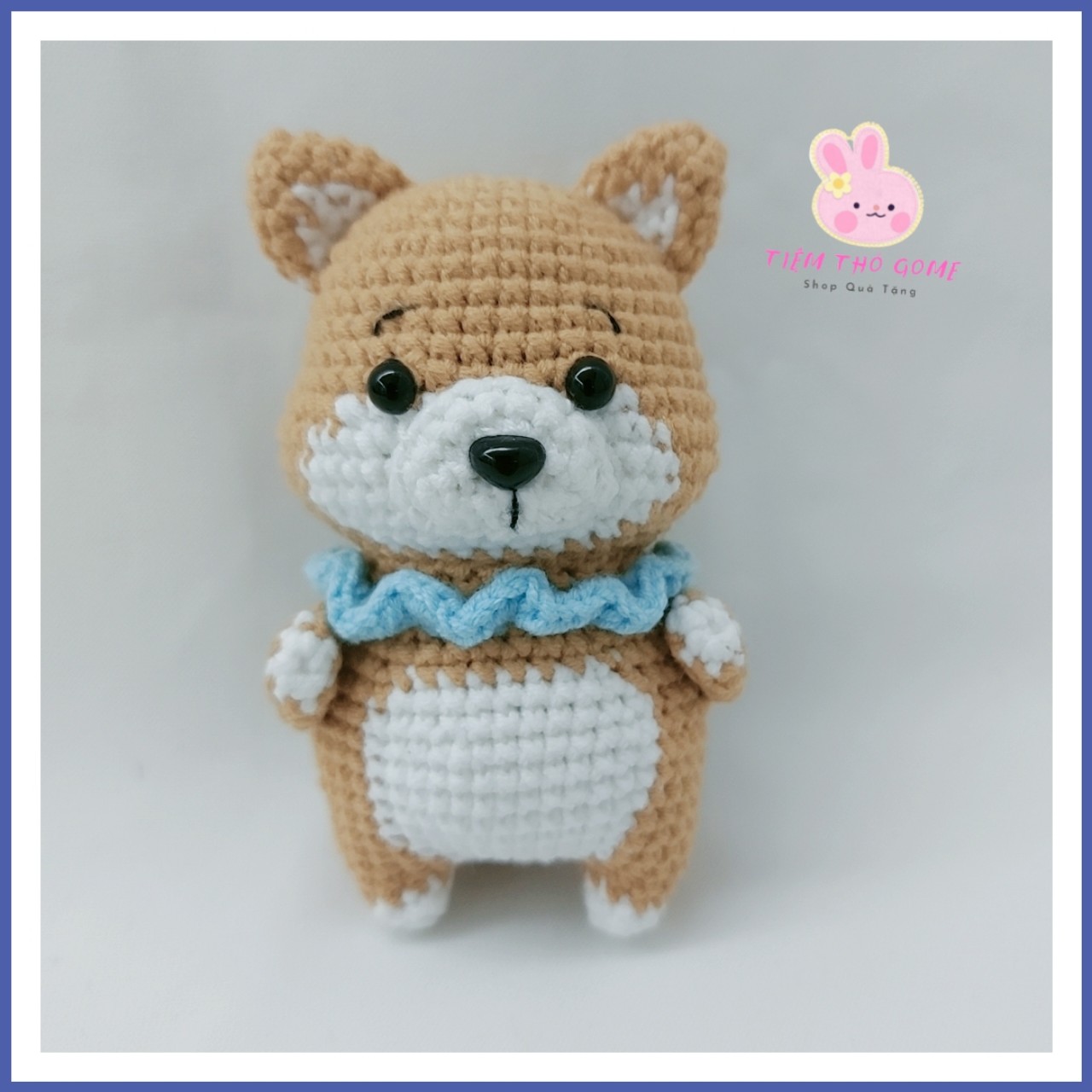 Thú len nhồi bông handmade - Cún con len handmade
