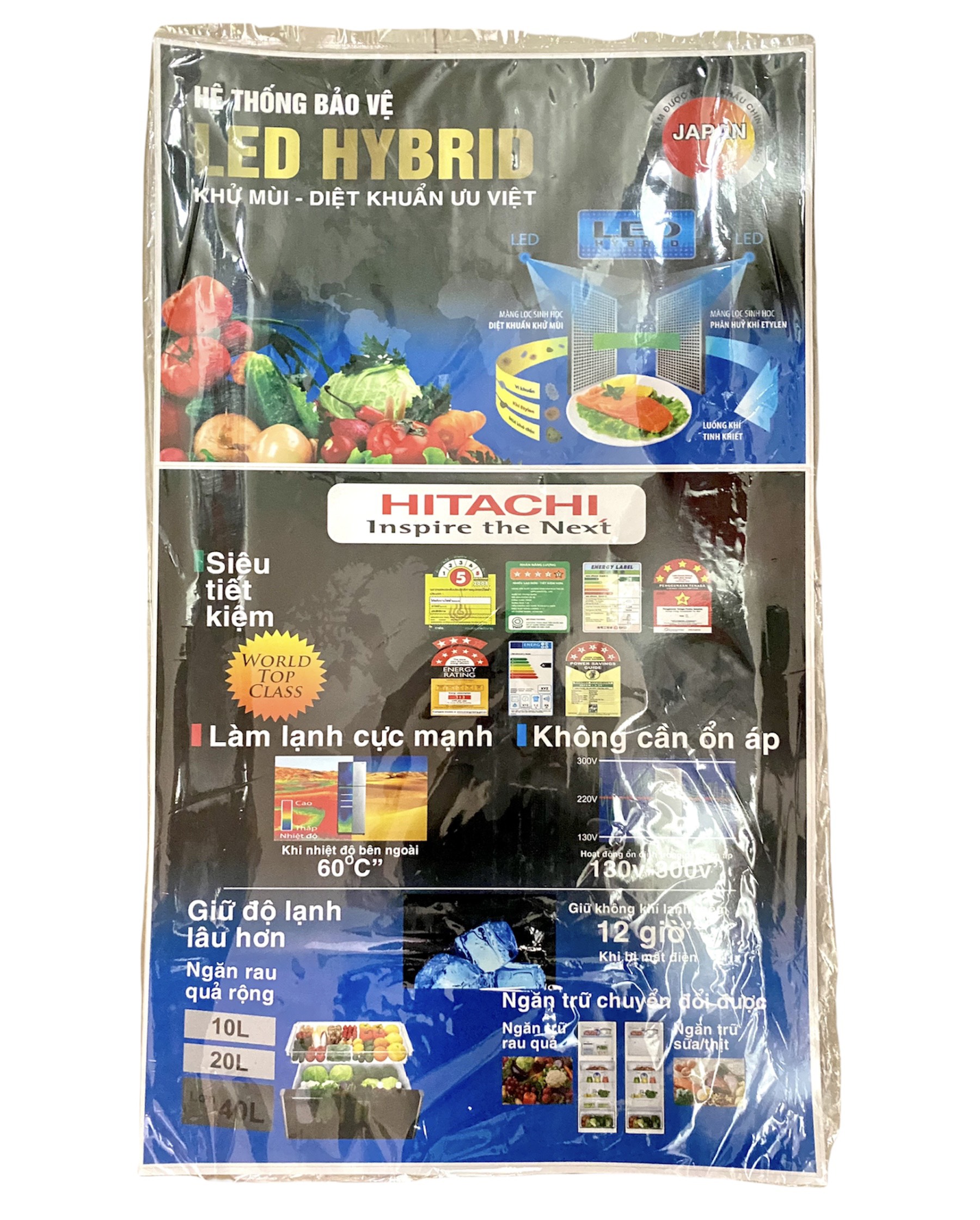 Tem tủ lạnh Hitachi chất lượng nhiều mẫu