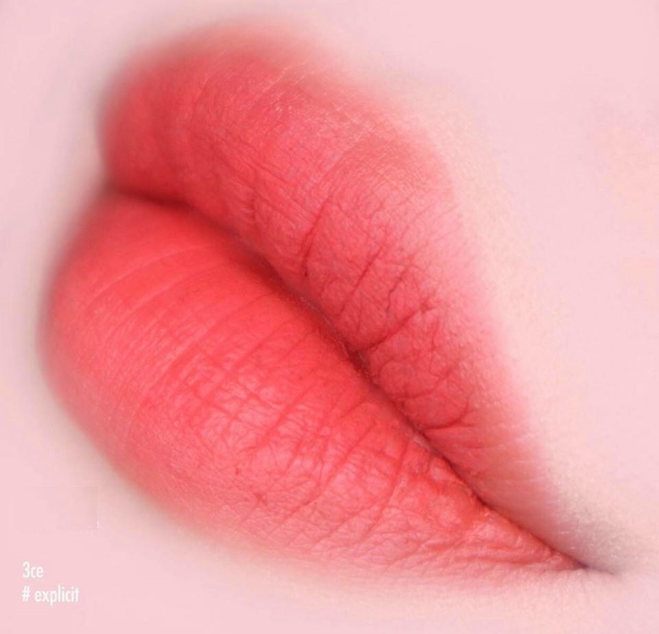 Son 3ce soft lip lacquer màu hồng san hô