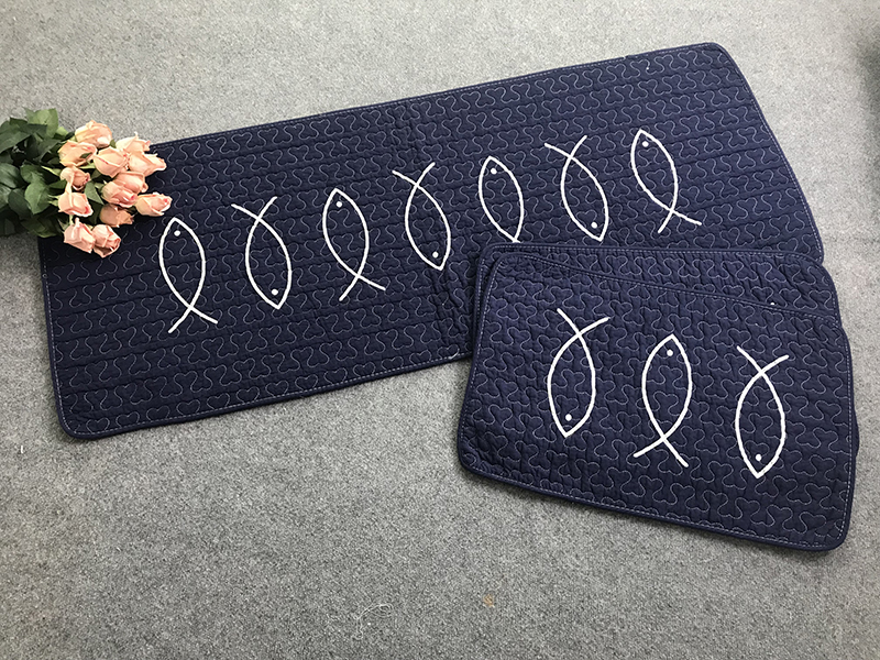 Set 3 thảm cotton Hàn Quốc thích hợp trải sàn , ghế ô tô