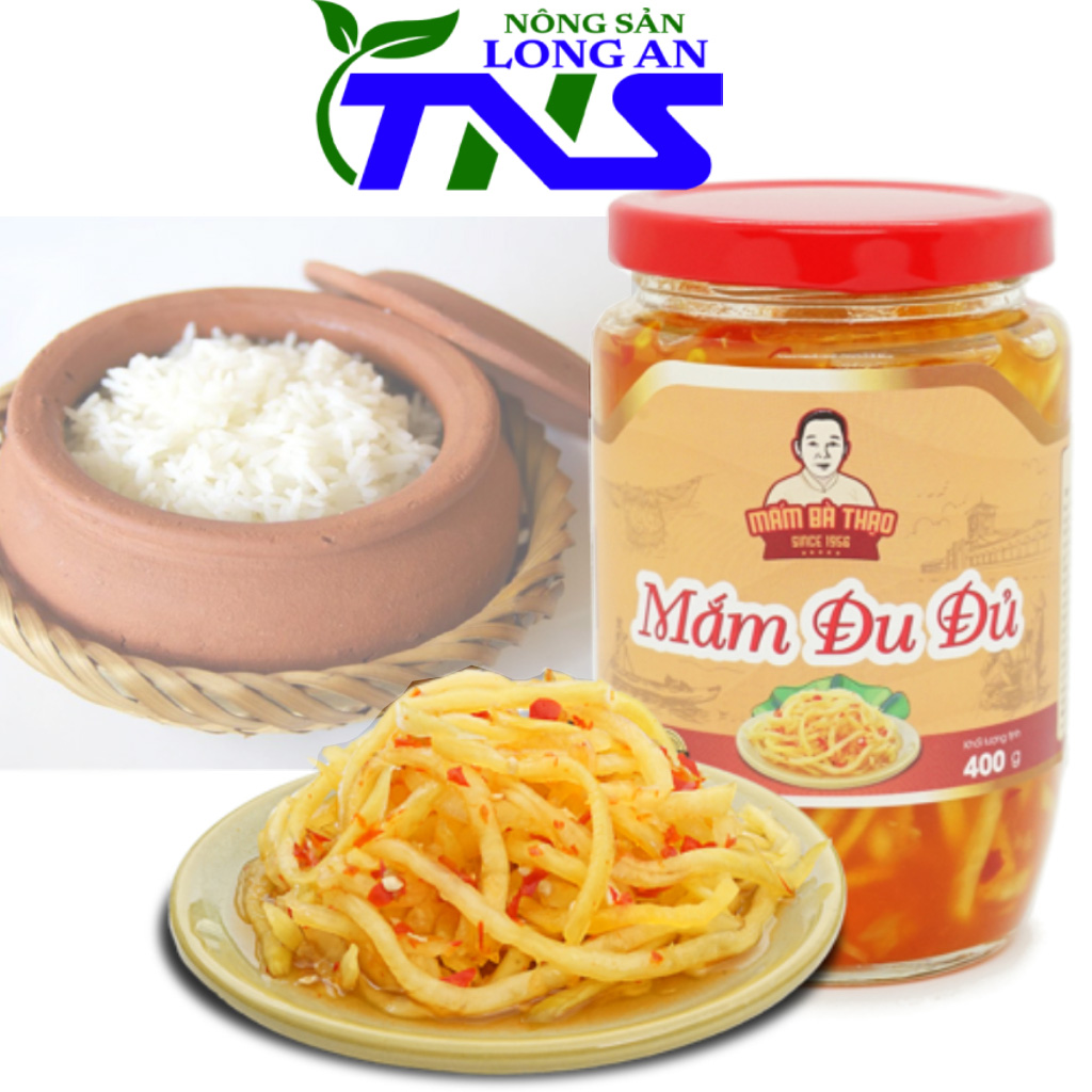 FreeShip-Mắm đu đủ thơm ngon đậm vị Mắm Bà Thạo Long An 400g
