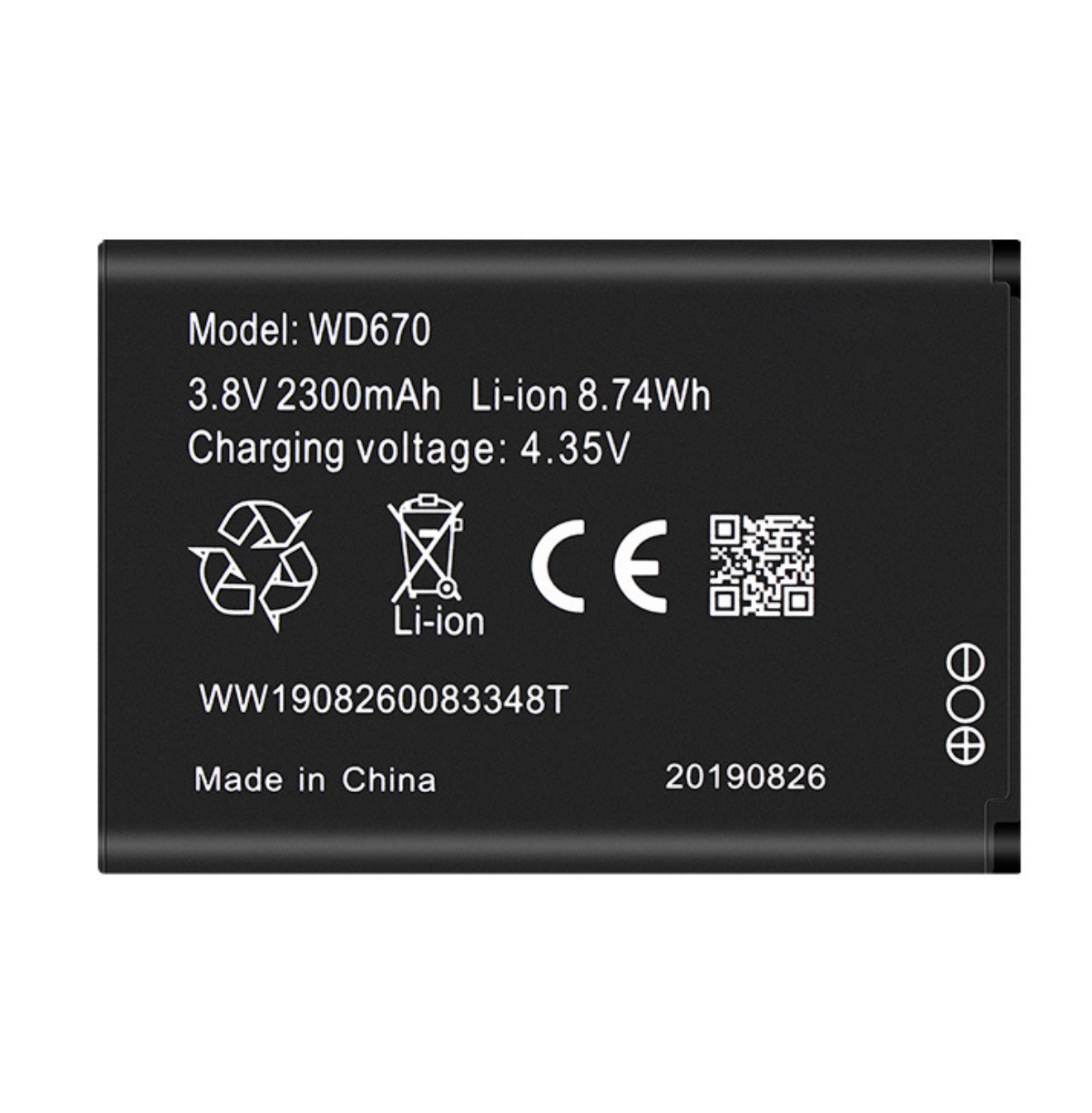 Pin cục phát wifi ZTE WD670 và WI-Pod 4G LTE - 2300mAh