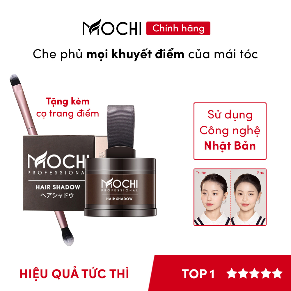 Phấn phủ bạc Mochi Nhật Bản. Phấn che khuyết điểm thưa tóc, bạc tóc chính hãng