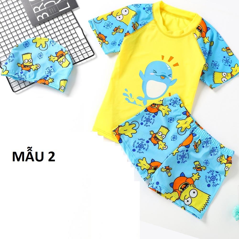 Đồ bơi cho bé trai kèm nón bơi BT008