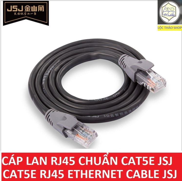 [HCM]Cáp mạng LAN Cat5E dài 2M bấm sẵn chống nhiễu JSJ