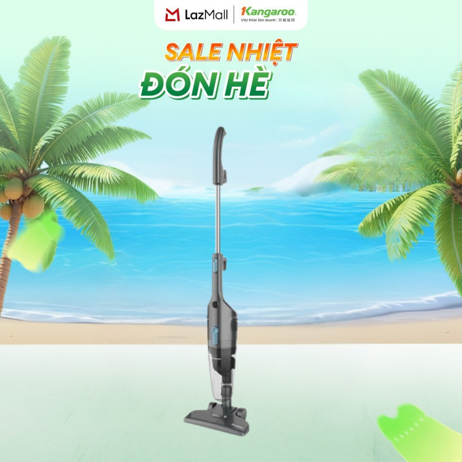 [SP MỚI] Máy Hút Bụi Cầm Tay Có Dây Kangaroo KGVC6S1E - Công Suất 600W Dung Tích 1,2L