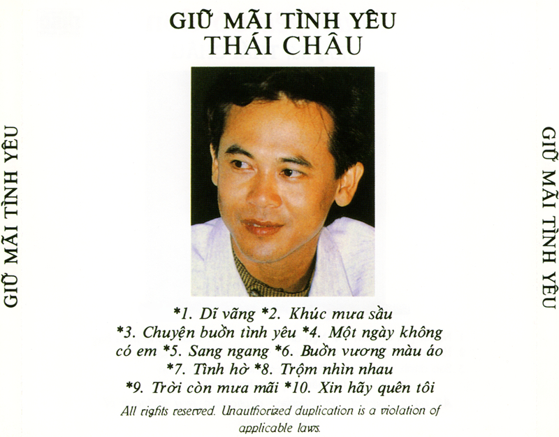 Bộ 6 đĩa cd tiếng hát Thái Châu 2