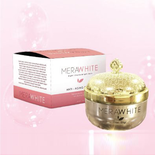 [HCM]Kem Merawhite Chính Hãng 100% - Trắng Da Mờ Nám Tàn Nhang Chống Lão Hóa Da - Tặng Mặt Nạ GreenTea (Kem Ngày)