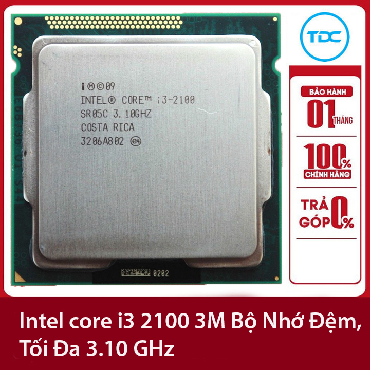 CPU INTEL CORE I3 2120 3.30GHZ Sk 1155 + Tặng quạt chip và keo tản