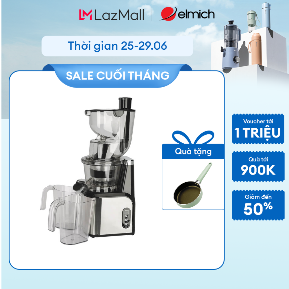 (Chỉ 15-17.07)Máy ép trái cây Elmich JEE-3898