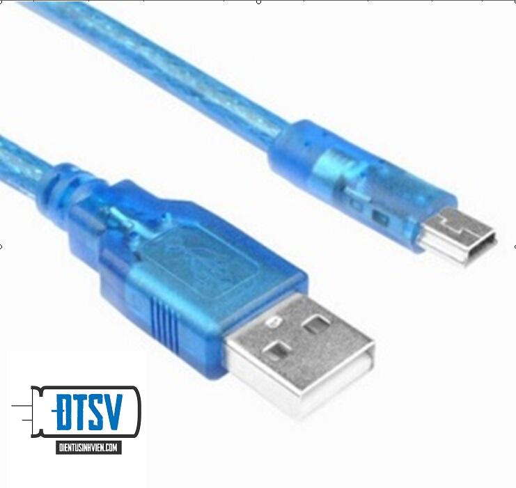 Dây usb a đực - usb mini