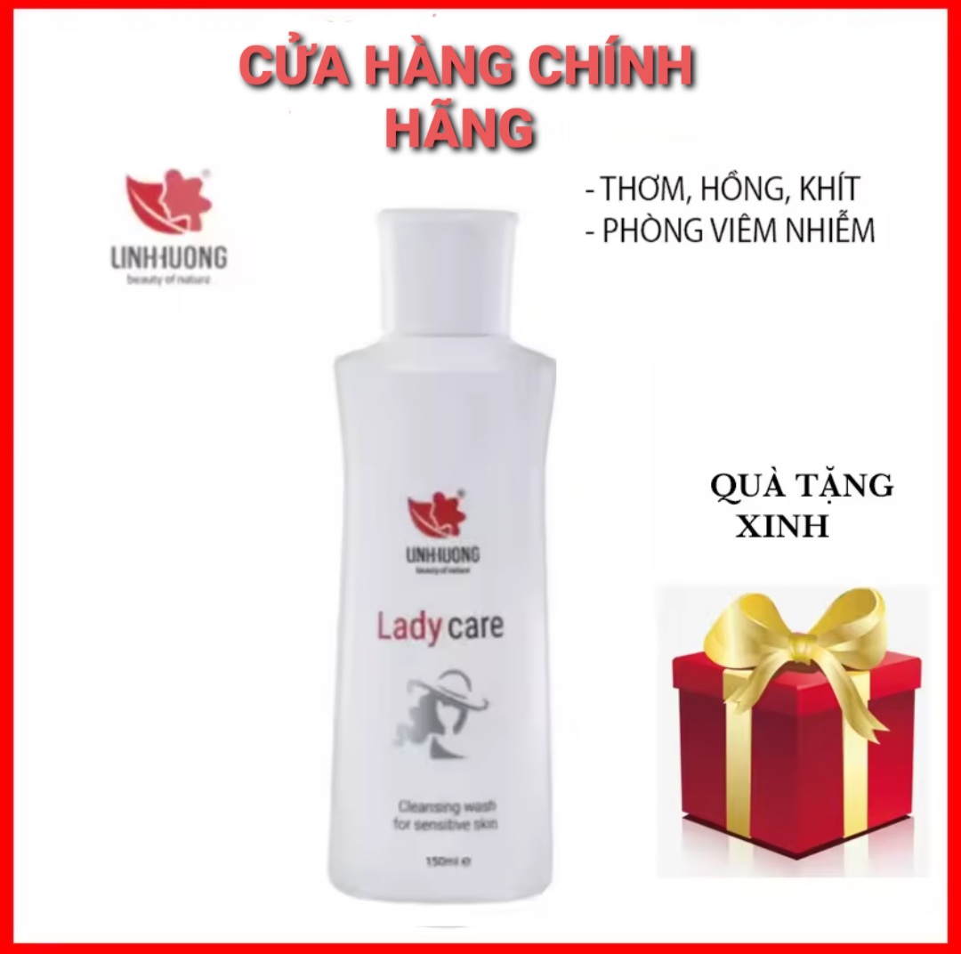 Dung dịch vệ sinh phụ nữ Lady Care Linh Hương Làm Hồng se khít kháng viêm