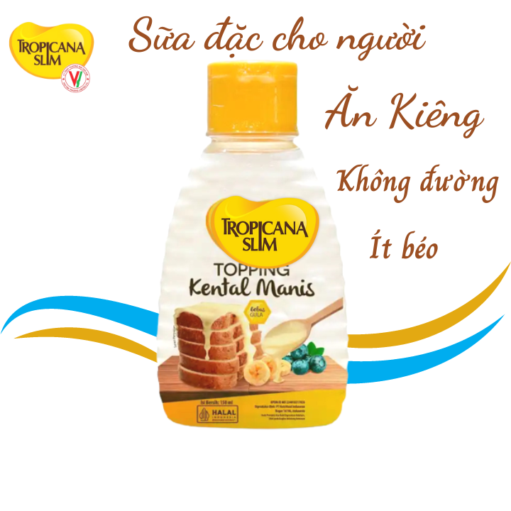 Sữa Đặc Ăn Kiêng Không Đuờng Tropicana Slim An Toàn Cho Người Tiểu Đường Và Ăn Kiêng Healthy Eatclean [DATE MỚI]