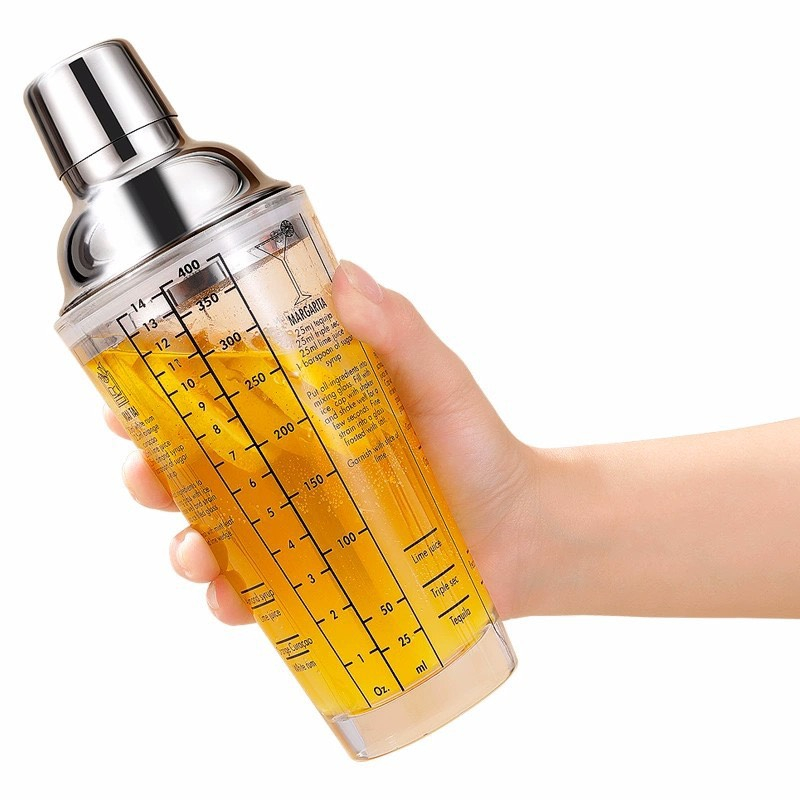 Bình lắc shaker tthủy tinh 450ml - glass shaker 450ml