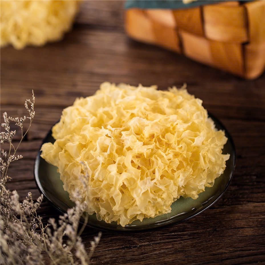Nấm Tuyết (Ngân Nhĩ) ZENCARE 100G Nguyên Bông Không Tẩy, Nấm Tuyết Nhĩ Nấu Chè, Trộn Gỏi, Hầm Súp Dai Ngon