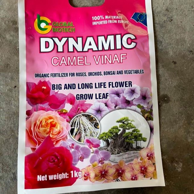 Phân gà nhật Dynamic 1kg - Phân bón hữu cơ cho hoa hồng, lan, rau. dạng viên chậm tan