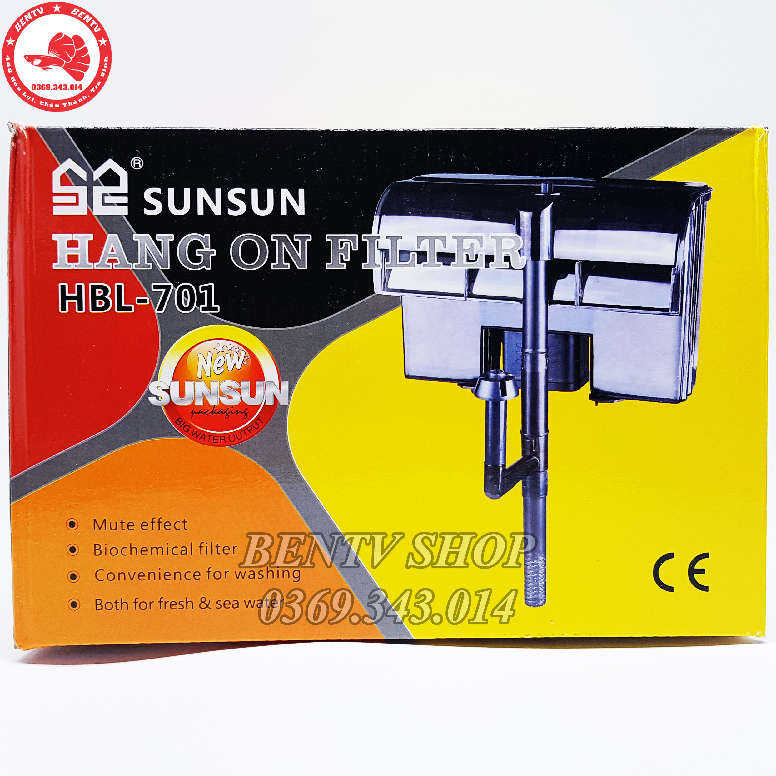 Máy Lọc Thác Sunsun HBL-701 - Hai Ngăn Chứa Vật Liệu Lọc