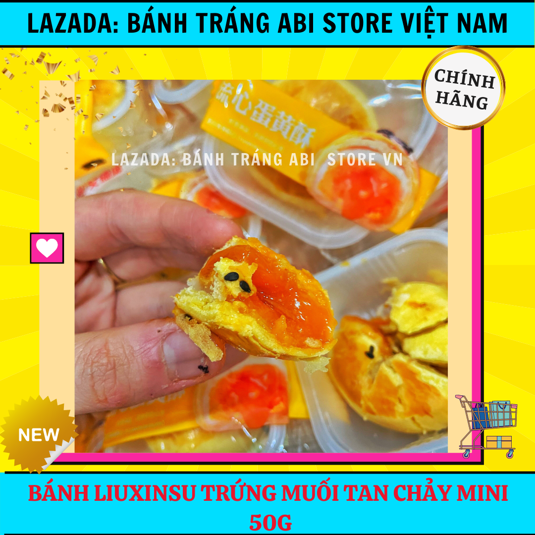 Thùng 1kg bánh pía nướng trứng tan chảy egg - yolk - puff mini 🥮