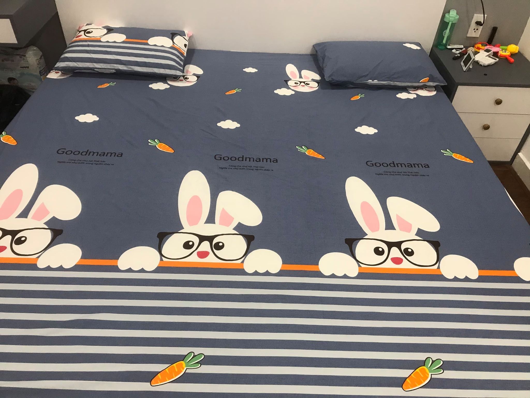 Drap chống thấm cotton Goodmama -drap chống thấm cao cấp- đủ size