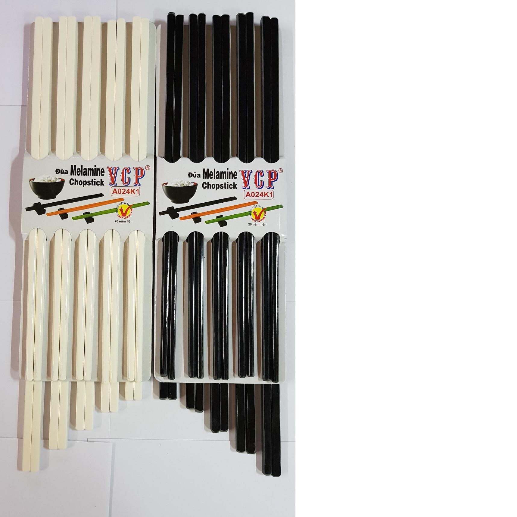 BỘ 10 ĐÔI ĐŨA ĂN DÀI 27CM MELAMINE