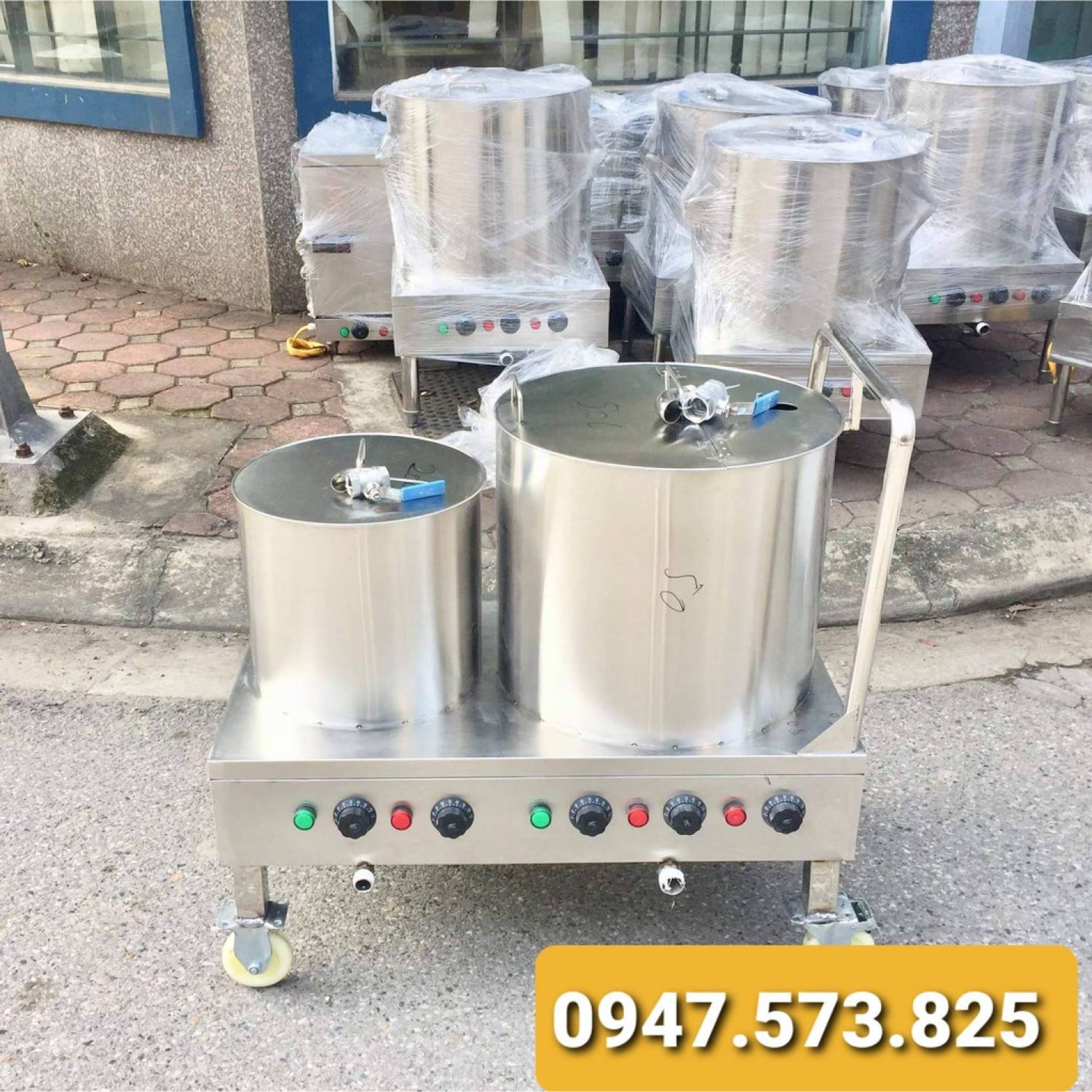 Bộ nồi nấu phở 20-50 lít. Bảo hành 2 năm