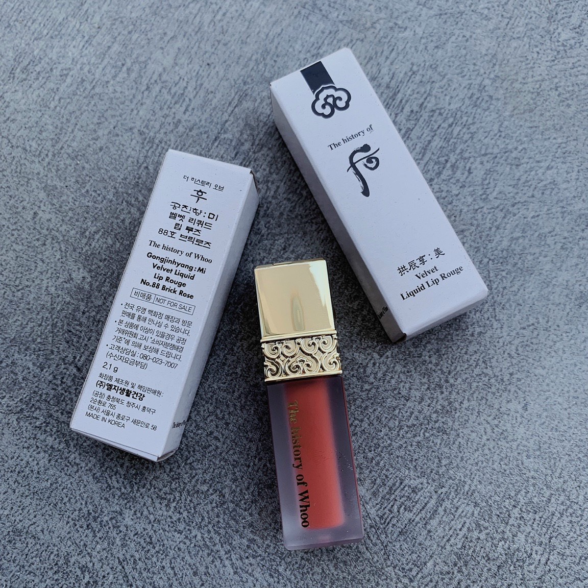 Son kem nhung lì Whoo Velvet Liquid Lip Rouge mini