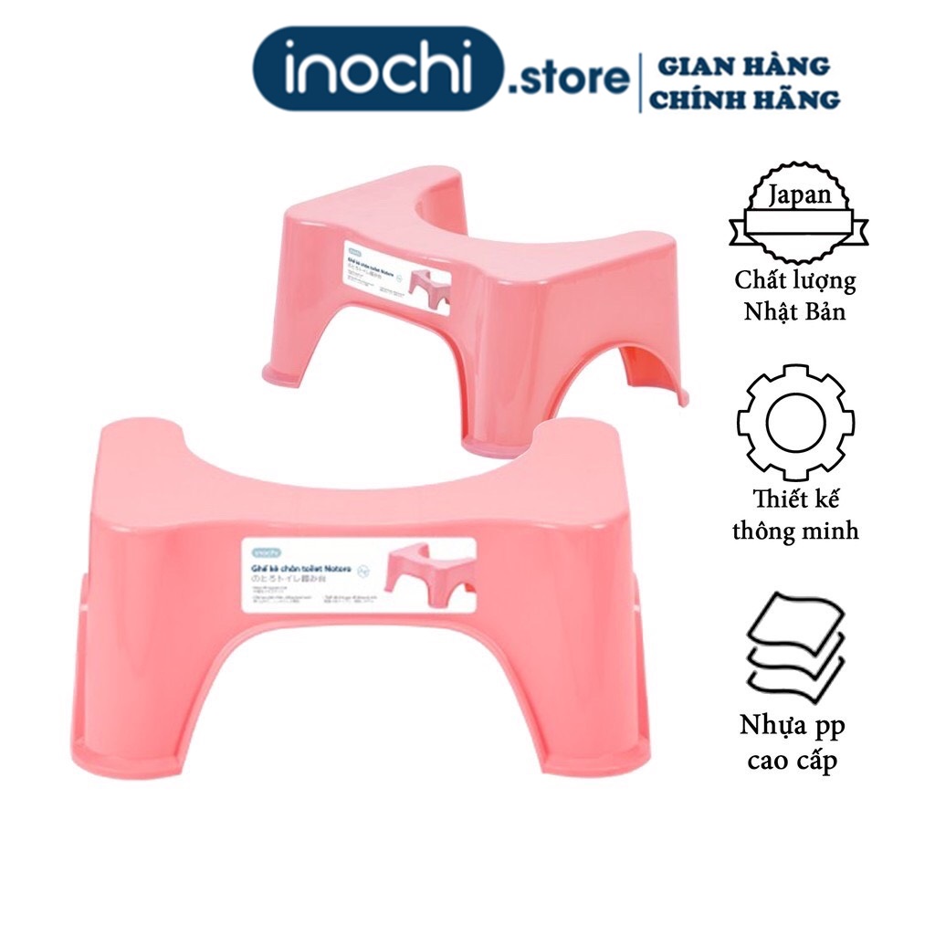 Ghế kê chân toilet -bồn cầu Notoro INOCHI để chân khi đi vệ sinh dễ dàng và thoải mái chống táo bón