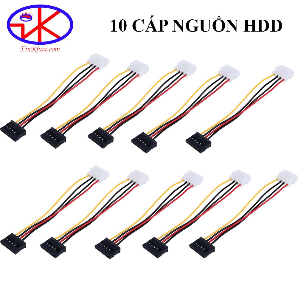 Bộ 10 Cáp nguồn SATA cho ổ cứng