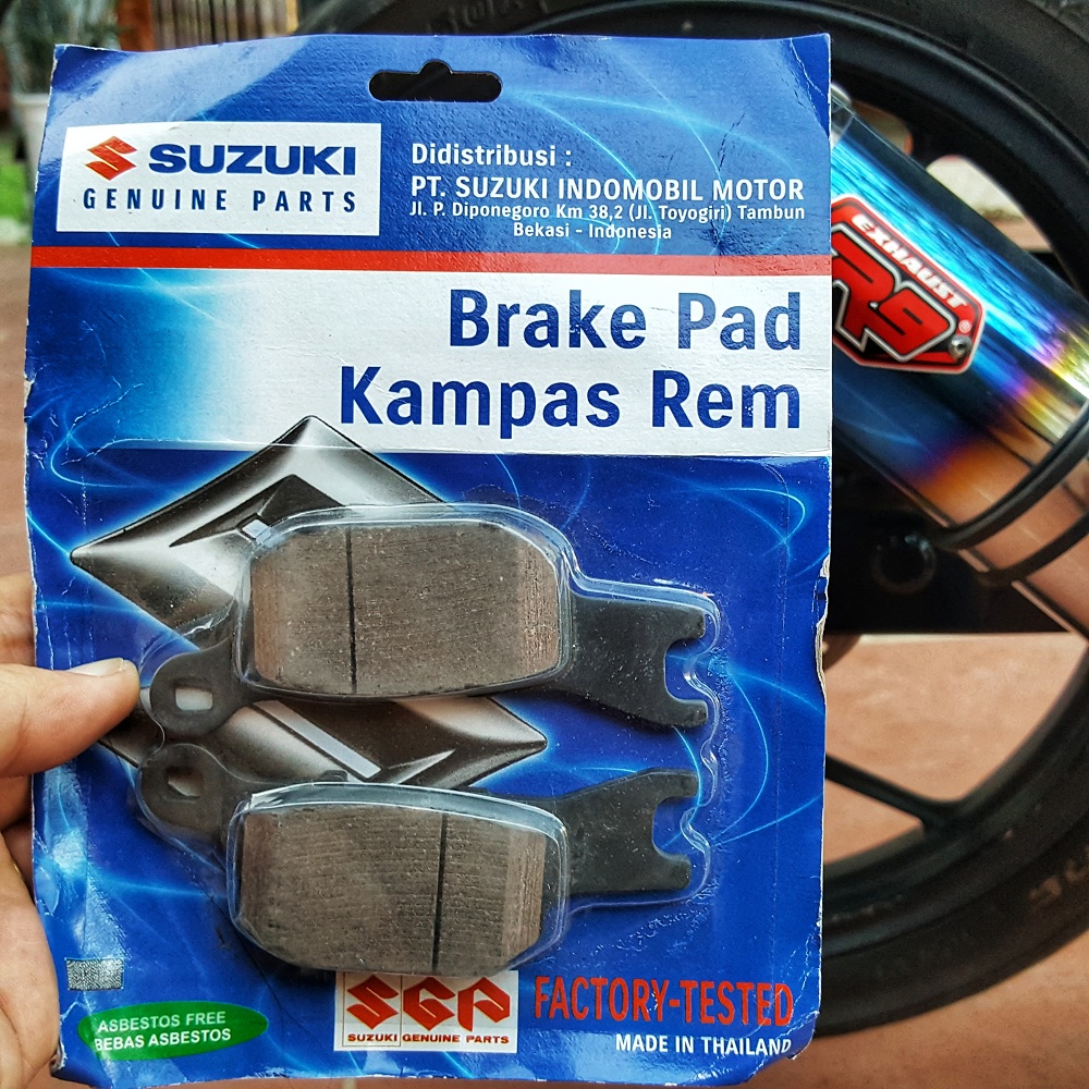 Má phanh - Bố thắng sau Raider FI - Satria FI chính hãng nhập Indo