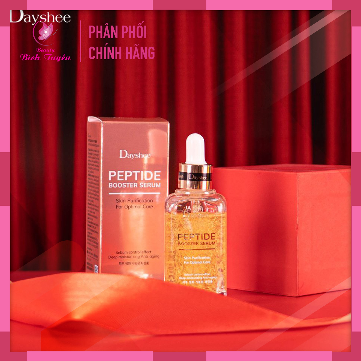 Serum tinh chất chống lão hoá 𝐏𝐄𝐏𝐓𝐈𝐃𝐄 𝐁𝐎𝐎𝐒𝐓𝐄𝐑 𝐒𝐄𝐑𝐔𝐌 𝐃𝐀𝐘𝐒𝐇𝐄𝐄