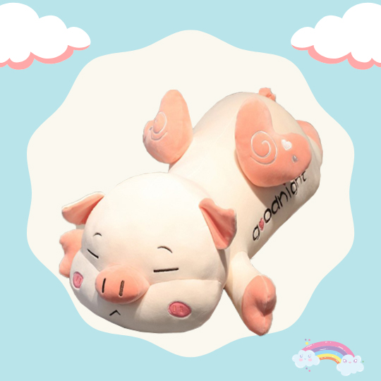 Gấu bông heo goodnight siêu cưng size 50cm