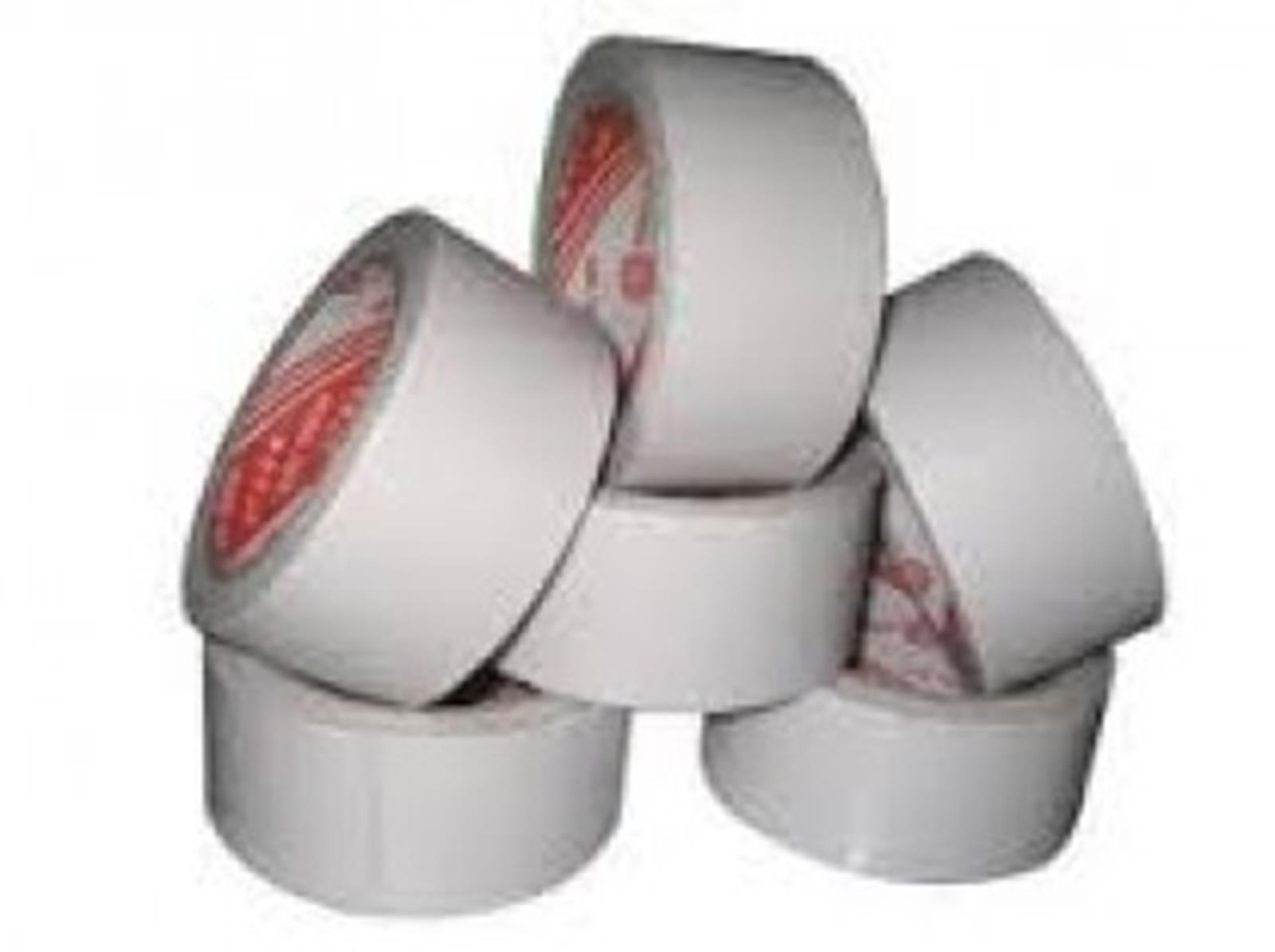 6 cuộn băng keo hai mặt trắng 48mm - 7y