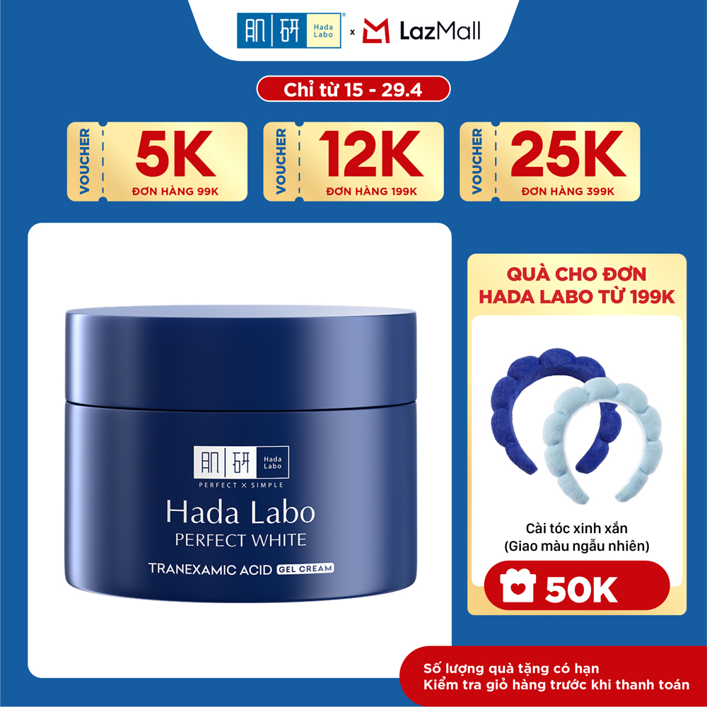Kem dưỡng trắng dạng gel Hada Labo Perfect White Tranexamic Acid Gel Cream 50g